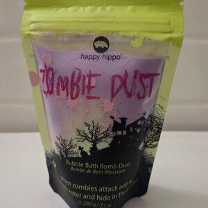 NEW Sealed Happy Hippo Zombie Dust Bubble Bath Bomb Dust 7.1oz Halloween Themed